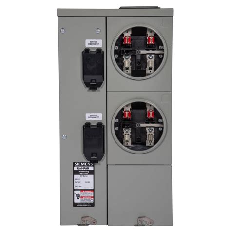 double electrical meter box|double 200 amp meter base.